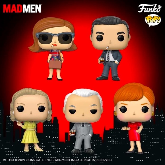 Funko Other - NIB Mad Men Funko Pops set: Don 908 & Joan 912